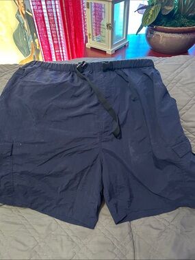 Men's Cargo Shorts - Navy Blue